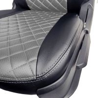 Чехлы Экокожа Ромб на Sollers Atlant (2022+) 3 места